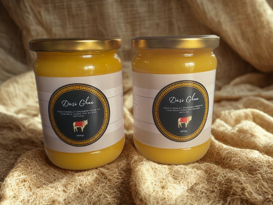 Desi Ghee - Prepared from A2 Cow Milk using Traditional Bilona Method
