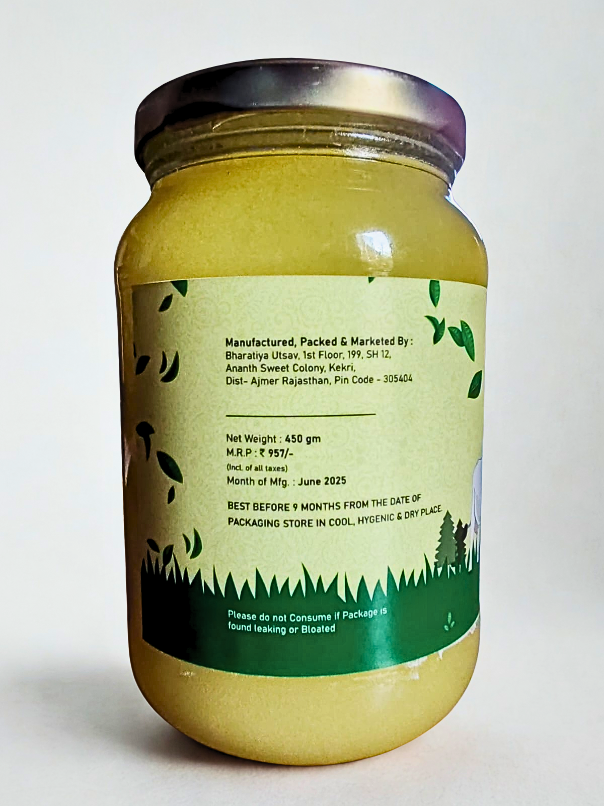 Bilonaa Desi Ghee - Rajasthani Home Made (450 Gram)
